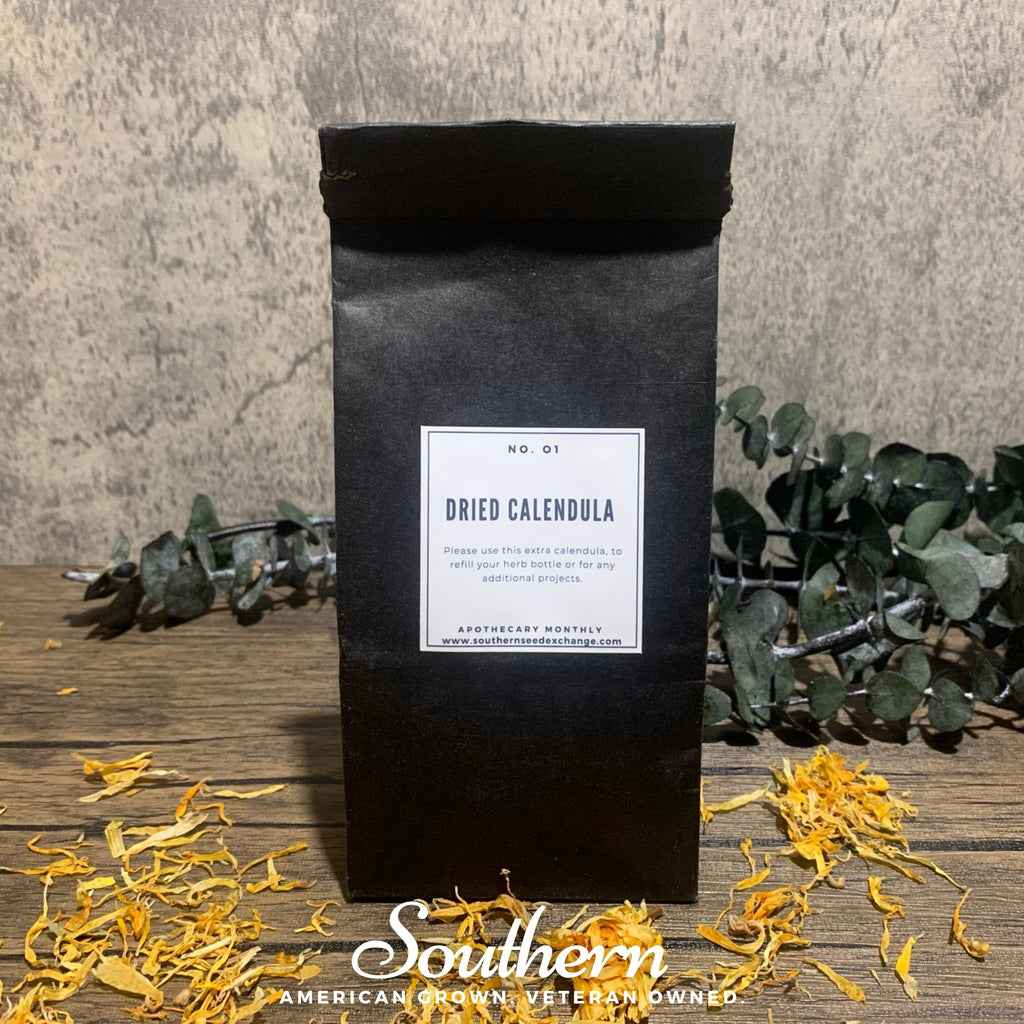 Dried Calendula Petals - 2 cups (Calendula officinalis) - Southern Seed Exchange