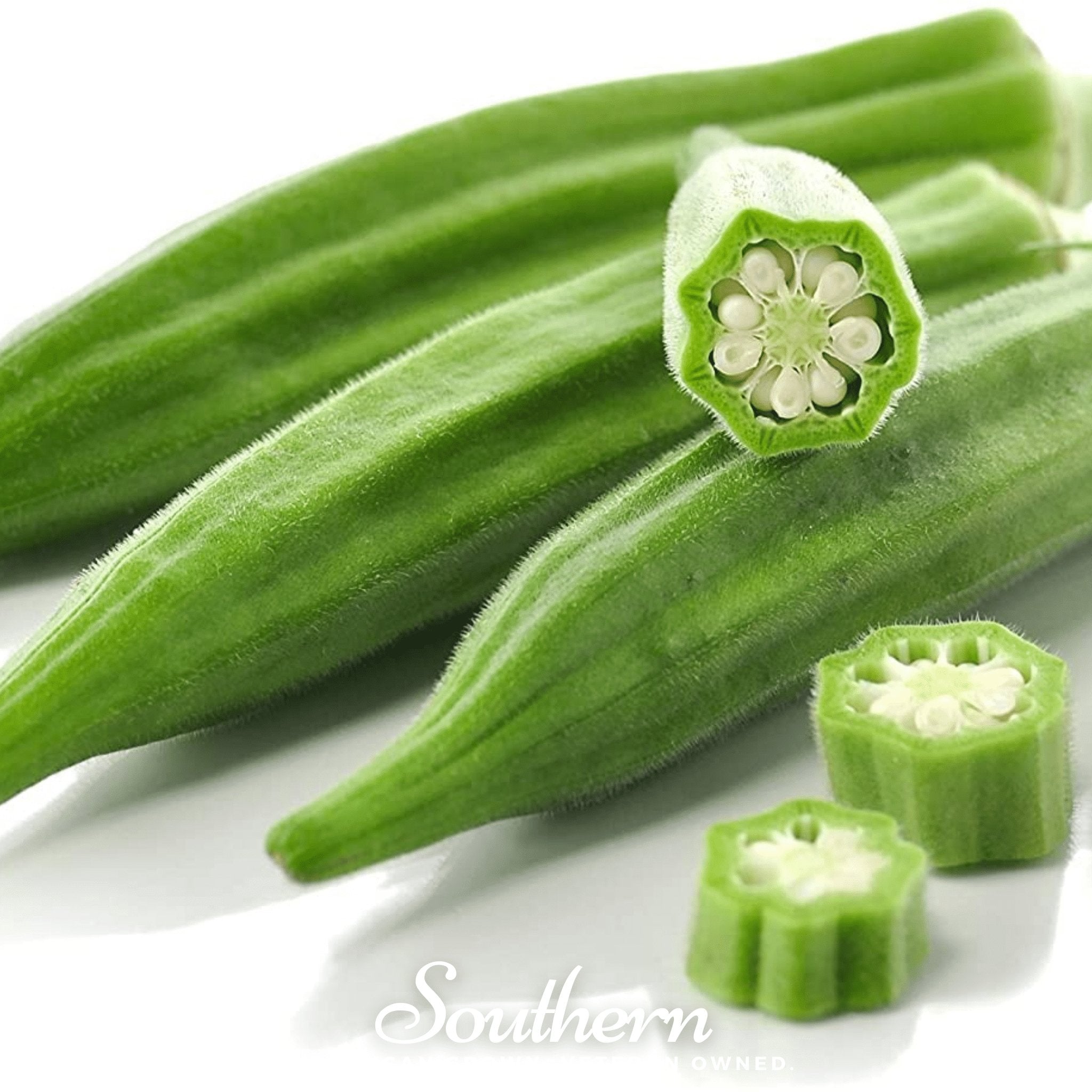 Okra, Clemson Spineless (Abelmoschus esculentus) - 50 Seeds - Southern Seed Exchange