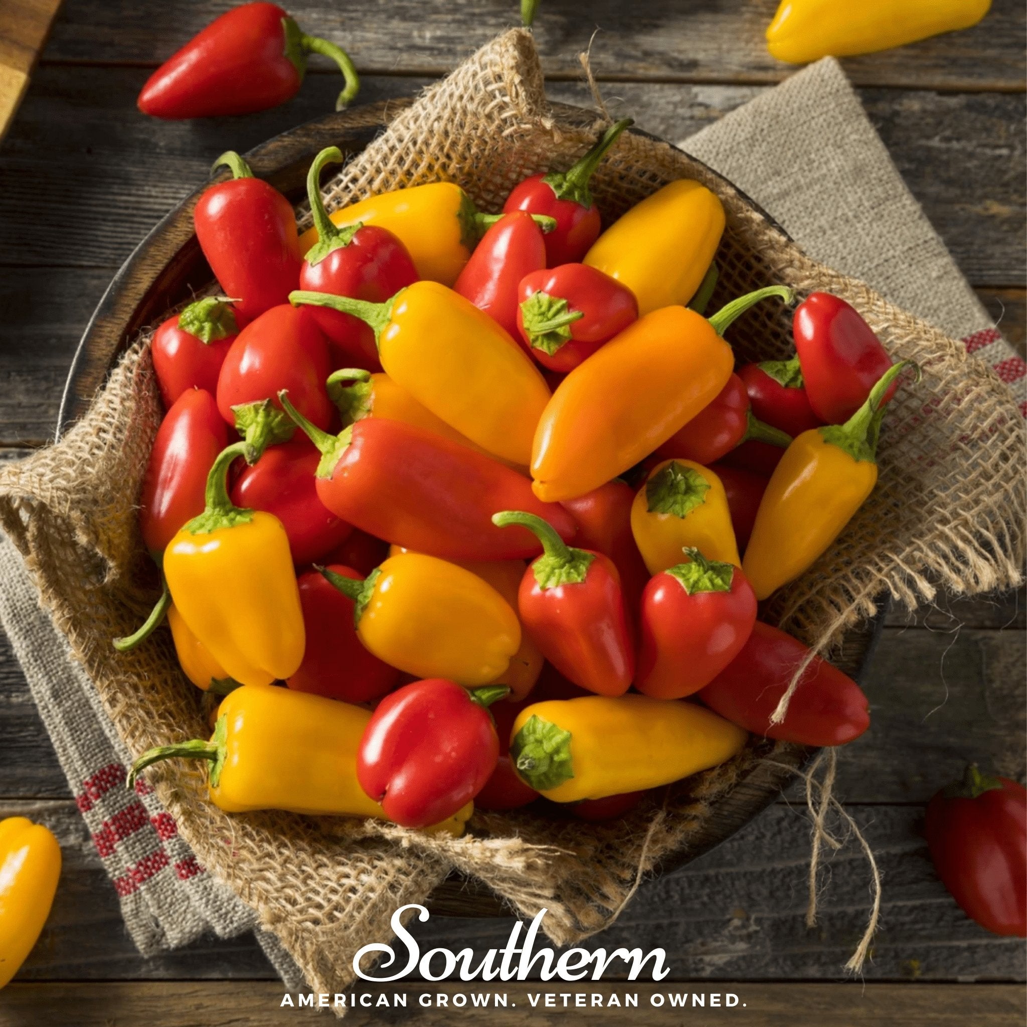 Pepper, Lunchbox Sweet Pepper - 25 Seeds - Southern Seed Exchange