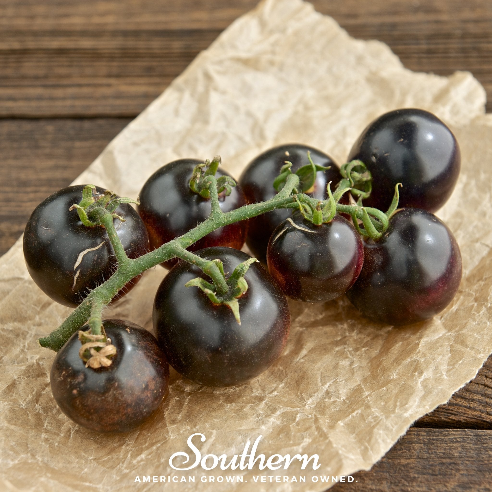 Tomato, Black Cherry (Solanum lycopersicum) - 20 Seeds - Southern Seed Exchange