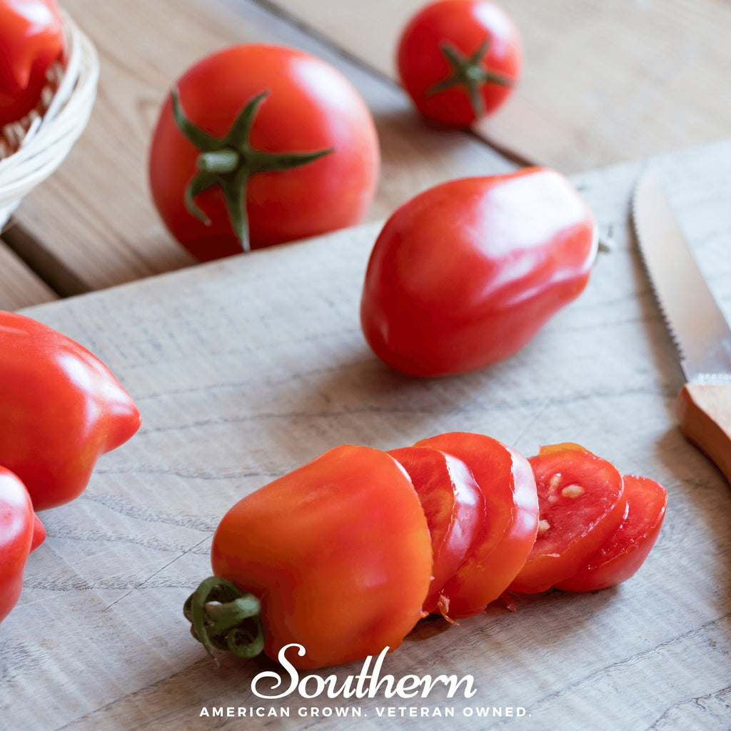 Tomato, San Marzano (Solanum lycopersicum) - 50 Seeds - Southern Seed Exchange